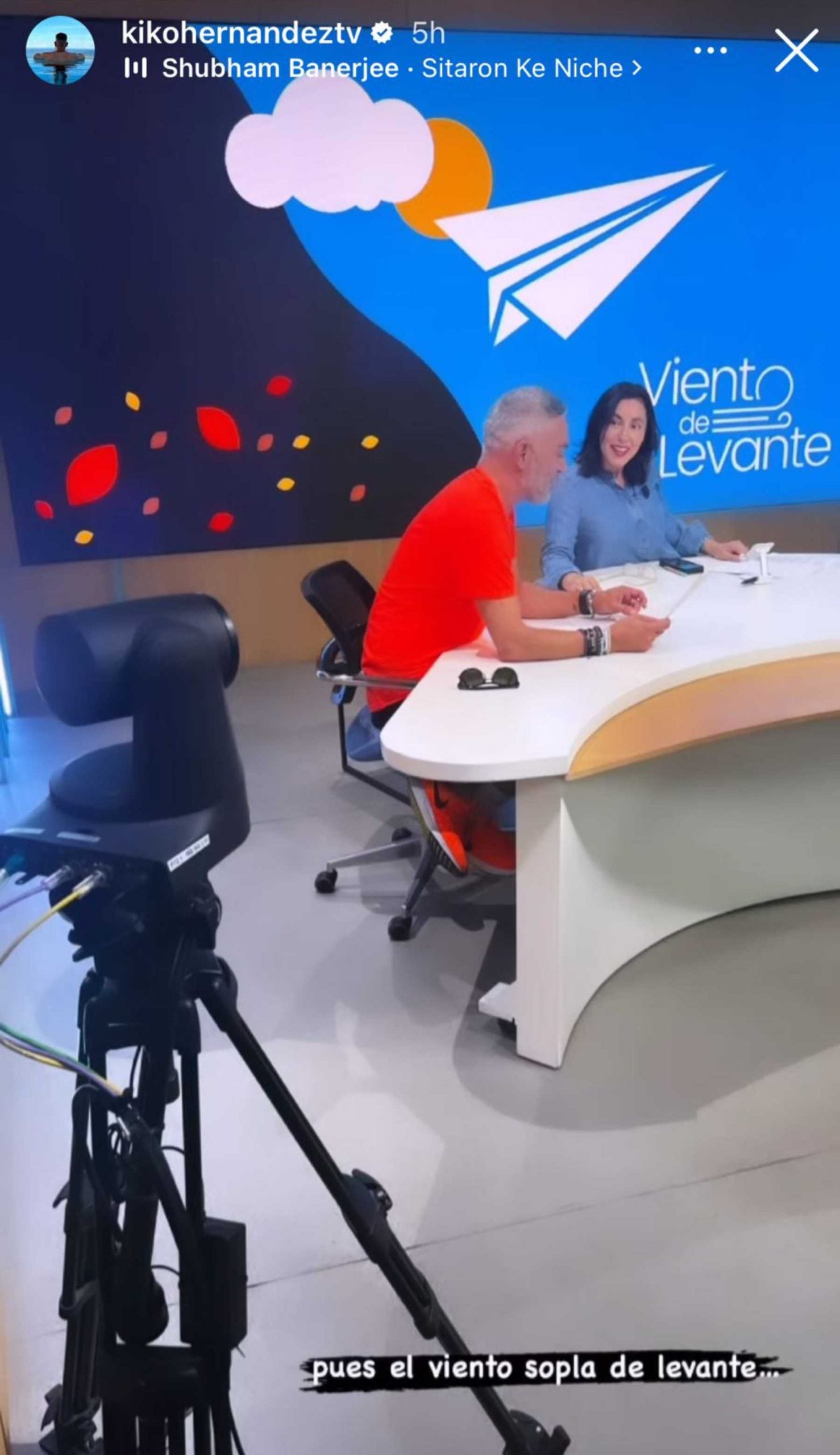 Stories de Instagram de Kiko Hernández en Televisión Melilla / Instagram
