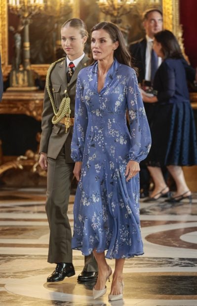 Reina Letizia, D&iacute;a de la Hispanidad, look Letizia D&iacute;a de la Hispanidad