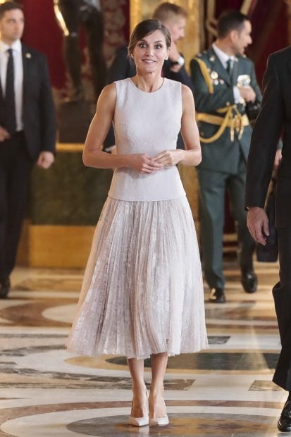 La Reina Letizia el D&iacute;a de la Hispanidad en 2918 / Gtres