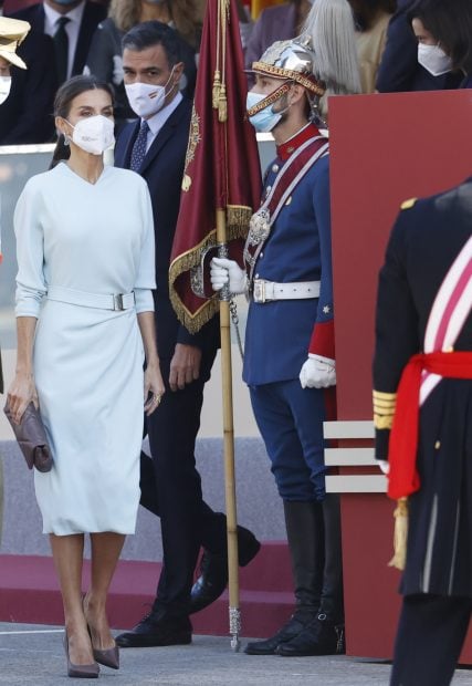 La Reina Letizia en el D&iacute;a de la Hispanidad en 2021 / Gtres