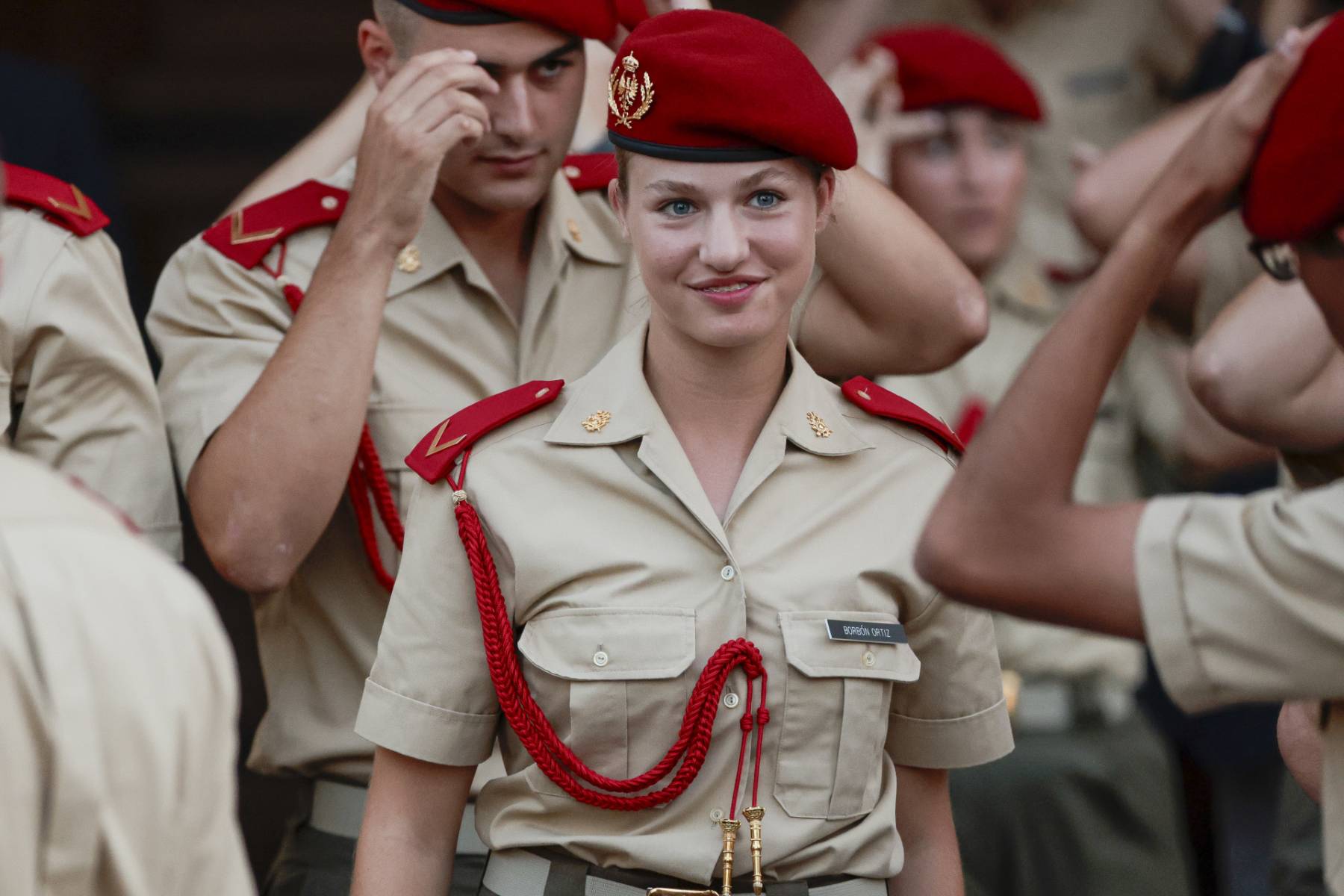 La princesa Leonor en un acto militar / Gtres