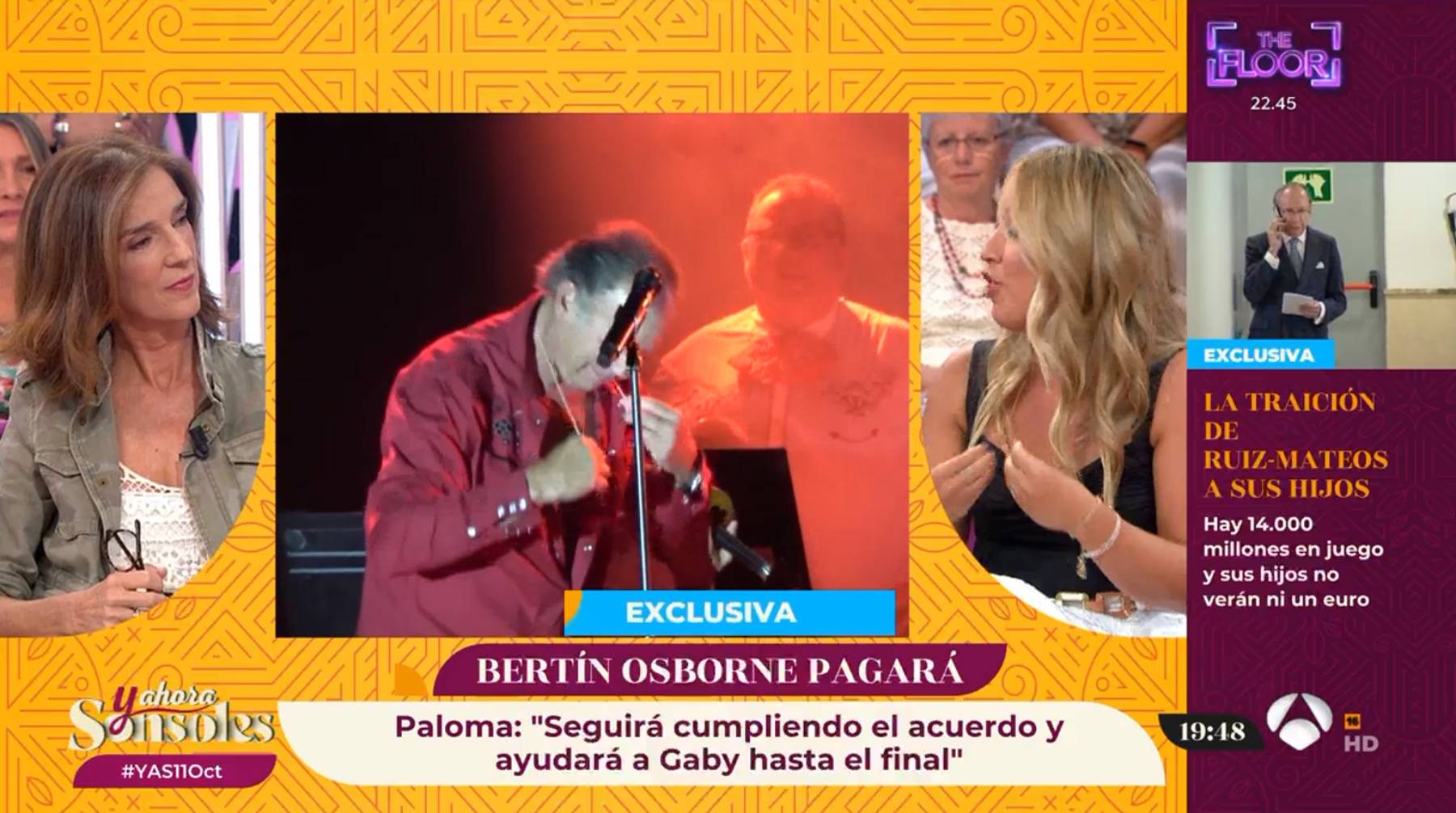 Paloma Garc&iacute;a-Pelayo en 'Y ahora Sonsoles' / Antena 3 