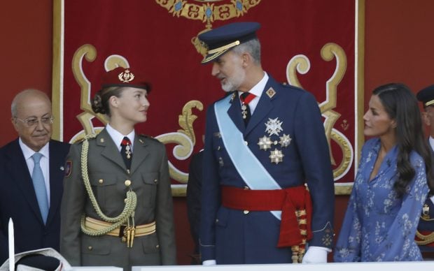 La princesa Leonor en el 12 de octubre / GTRES