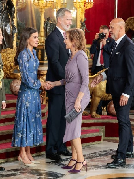 Ana Rosa Quintana en el traidiconal besamanos del D&iacute;a de la Hispanidad/ Gtres