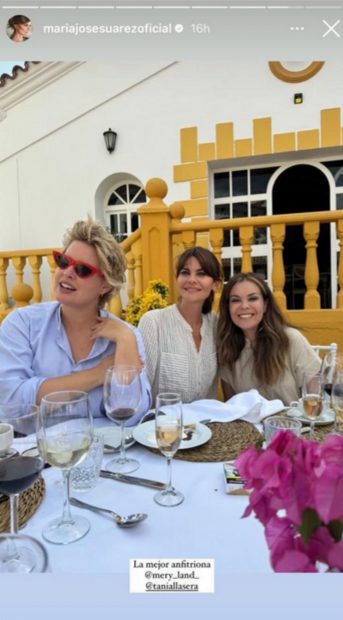 Mar&iacute;a Jos&eacute; Campanario con Tania Llasera / Instagram