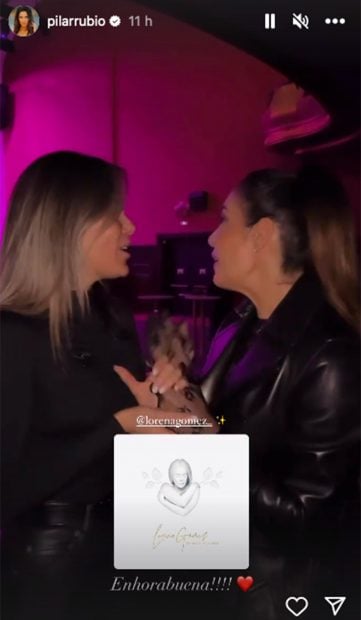 Pilar Rubio y Lorena G&oacute;mez / Redes sociale