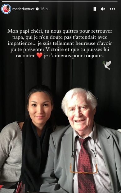 Marie Ducruet muerte abuelo, Marie Ducruet pérdida,