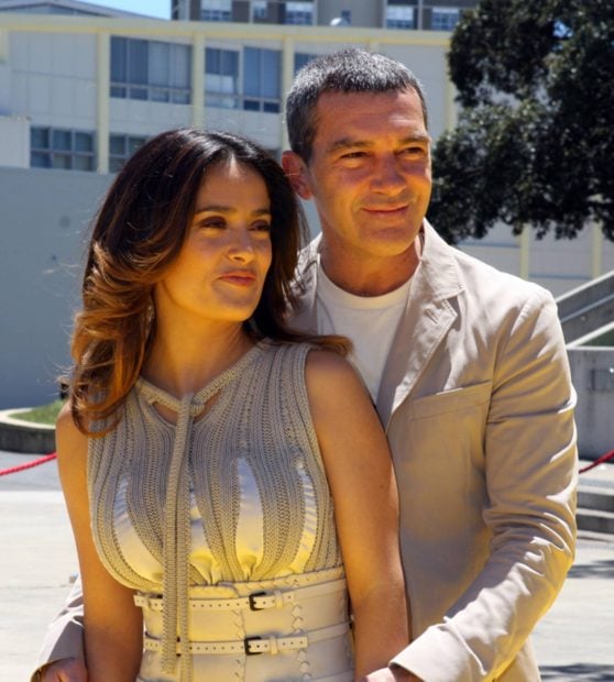 Amigos actores de Antonio Banderas, Antonio Banderas y Salma Hayek amigos, Antonio Banderas amigos Hollywood