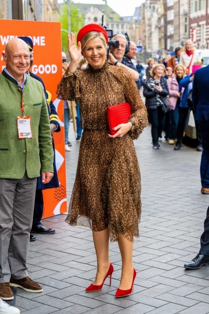 Máxima de Holanda se decanta por el 'animal print' / Gtres
