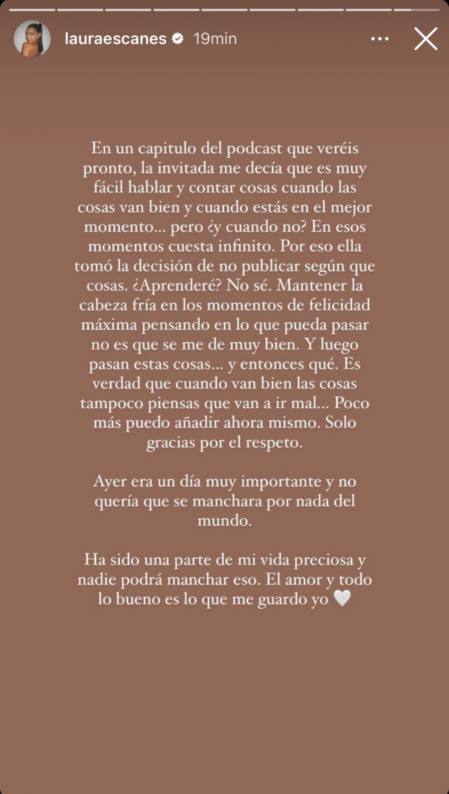 ruptura Laura Escanes, Laura Escanes y &Aacute;lvaro de Luna, Laura Escanes instagram
