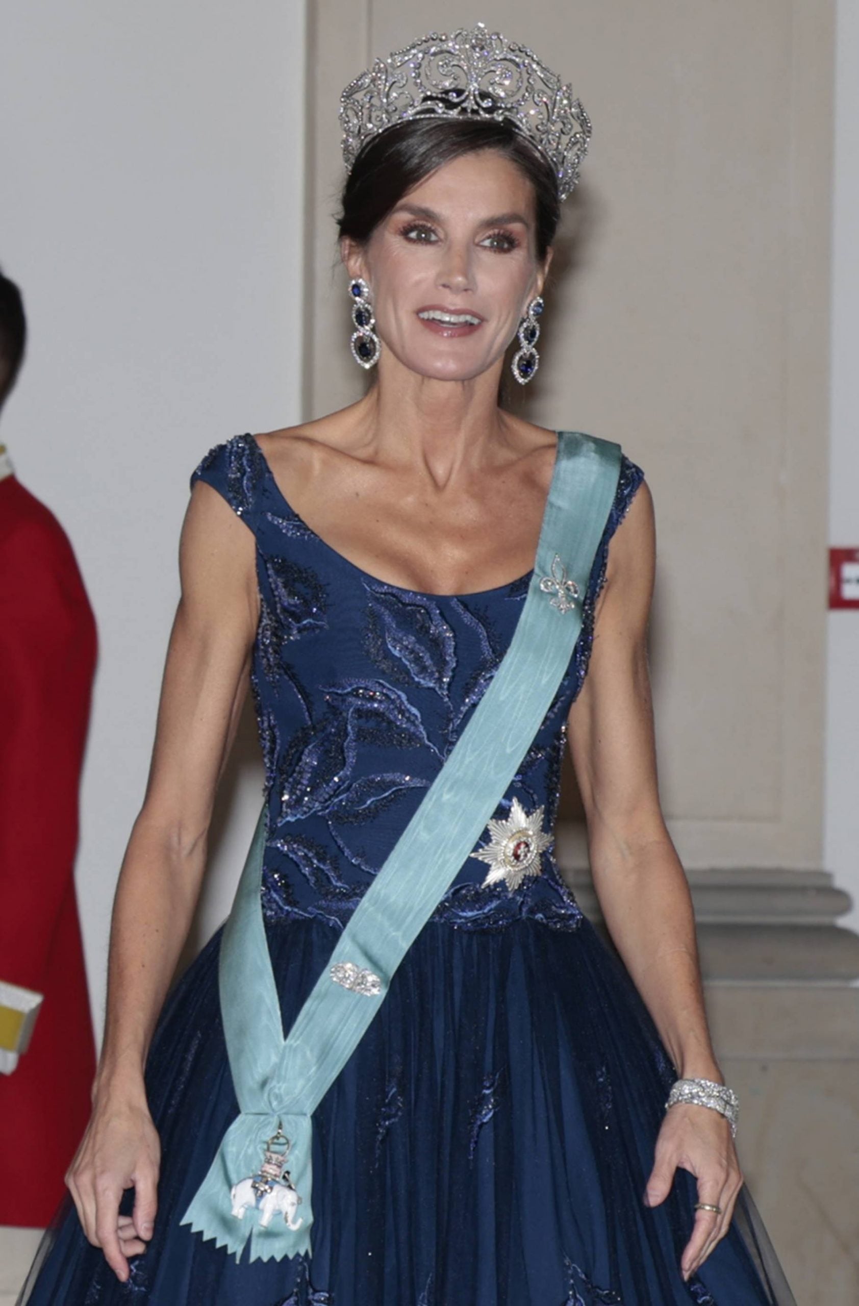 Reina Letizia, Reina Letizia Dinamarca, cena de gala Letizia