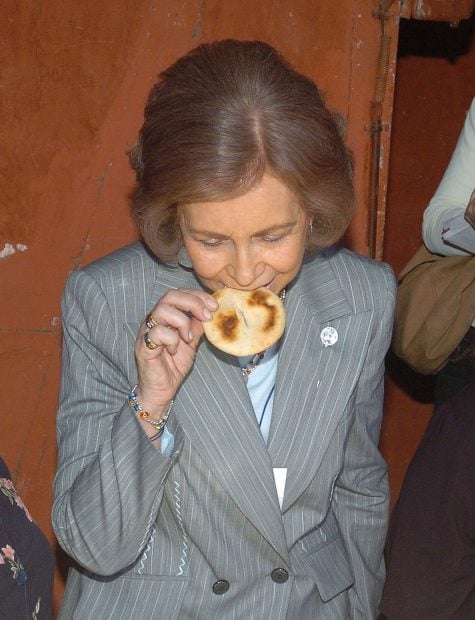 Reina Sofía dieta, Reina Sofía comer