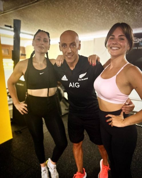 Rosa L&oacute;pez pesas, Rosa L&oacute;pez entrenamiento, Rosa L&oacute;pez gimnasio