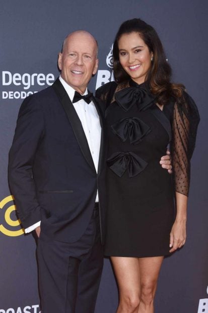 Bruce Willis posando en un photocall / Gtres