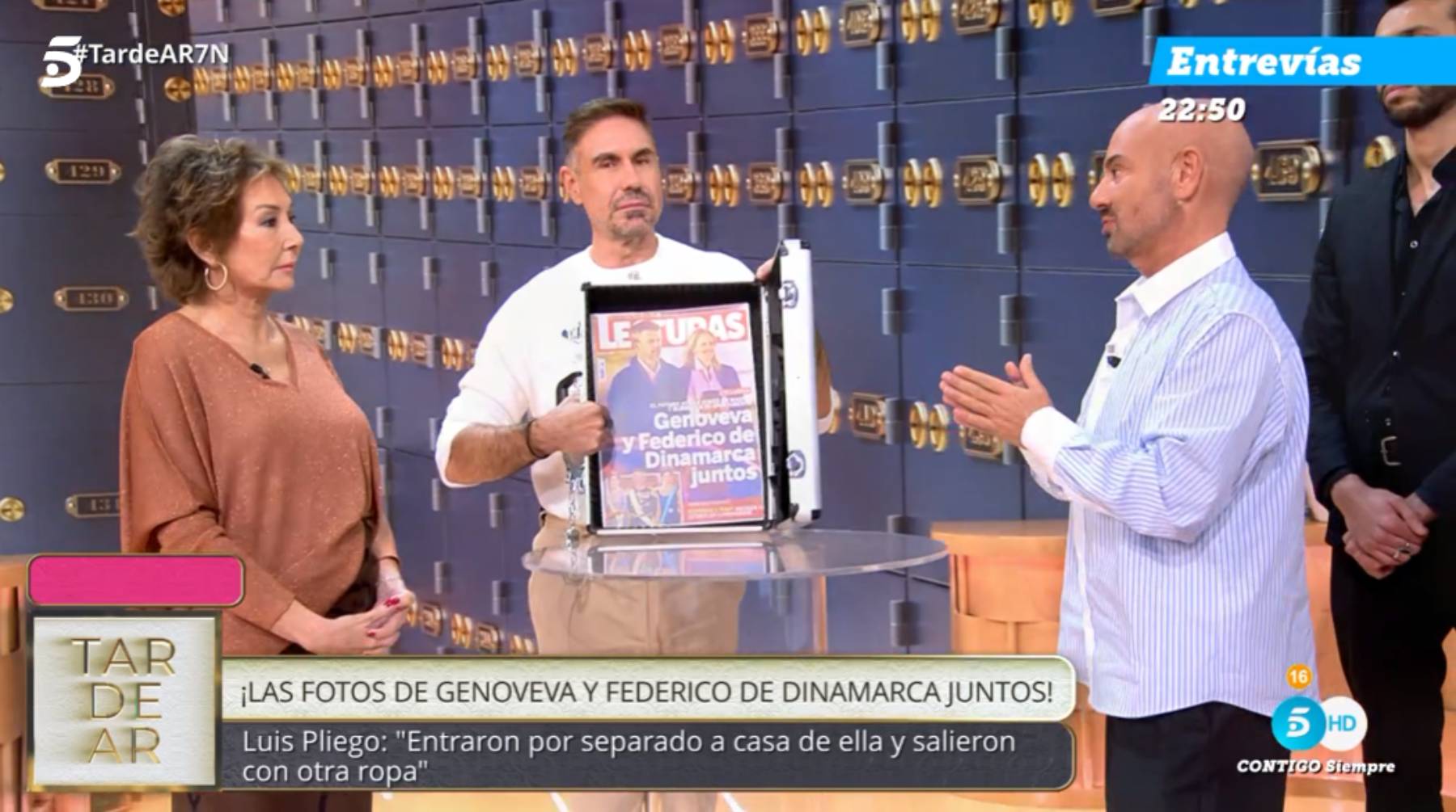 Luis Pliego, Genoveva Casanova Lecturas, Genoveva y Federico Dinamarca 