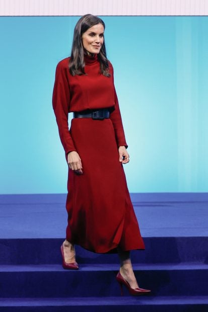 Reina Letizia rojo