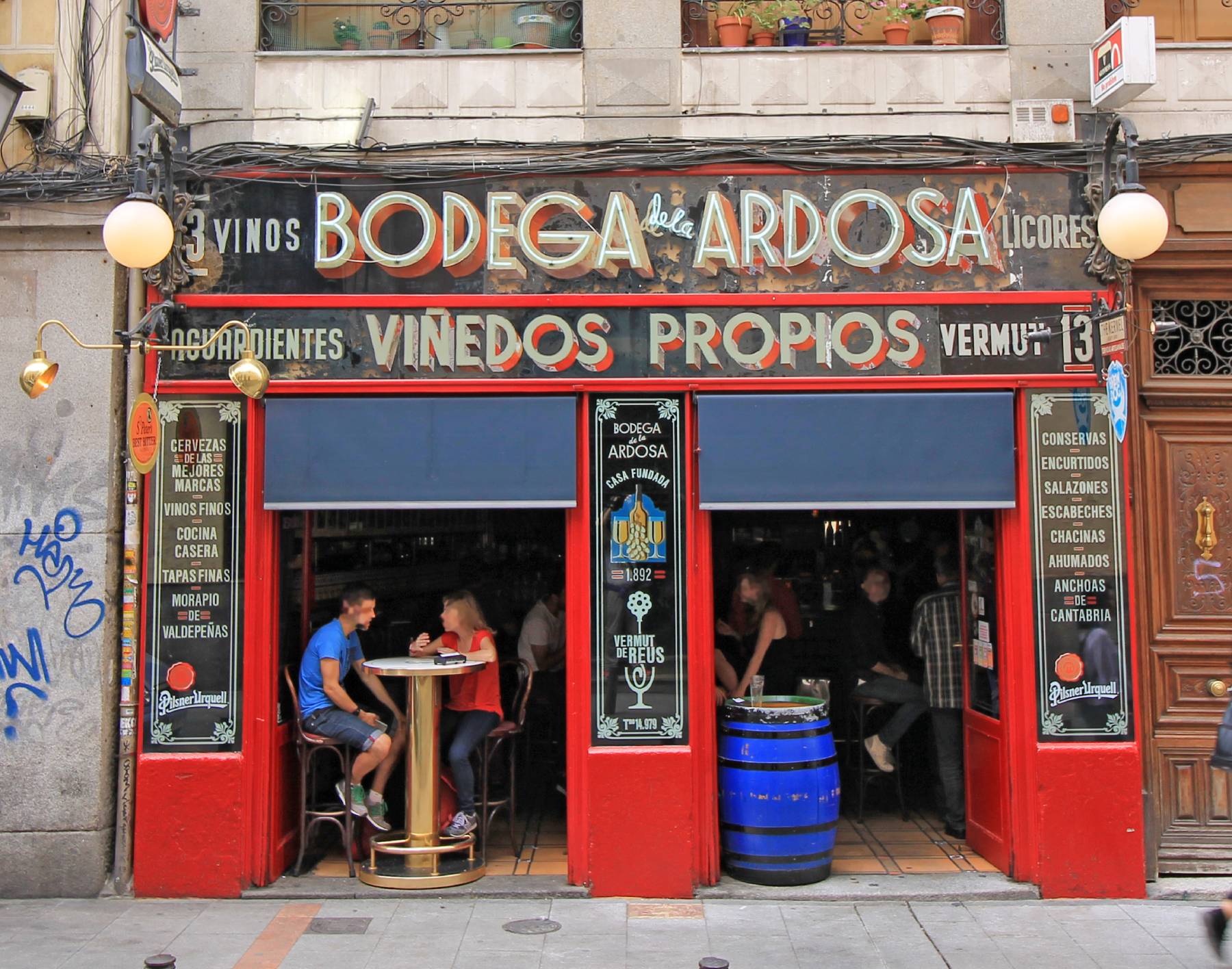La Ardosa Madrid, tapas Madrid, comer barato Madrid