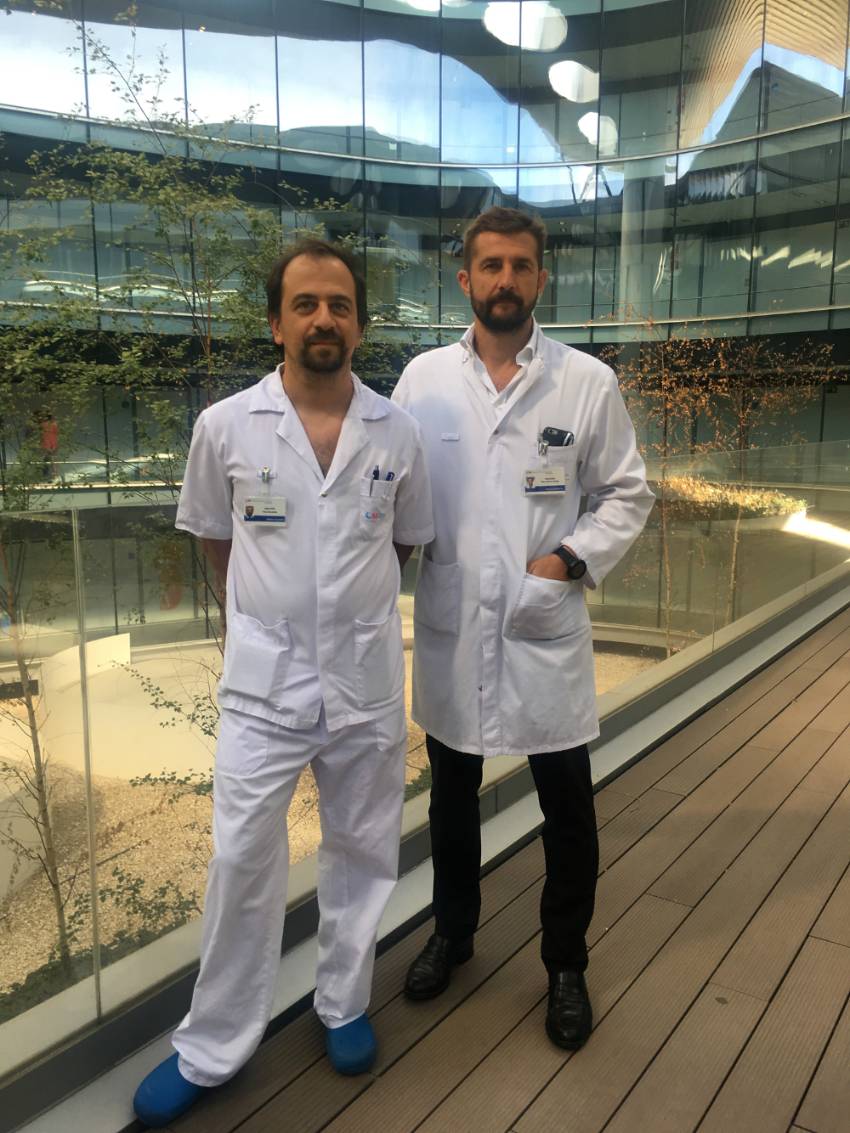 Pietro Moscatiello y Miguel Encina
