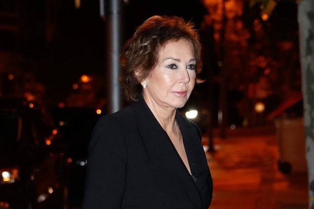 Ana Rosa Quintana, Funeral Fernando Fern&aacute;ndez Tapias, Tensi&oacute;n hijos Fernando Fern&aacute;ndez Tapias