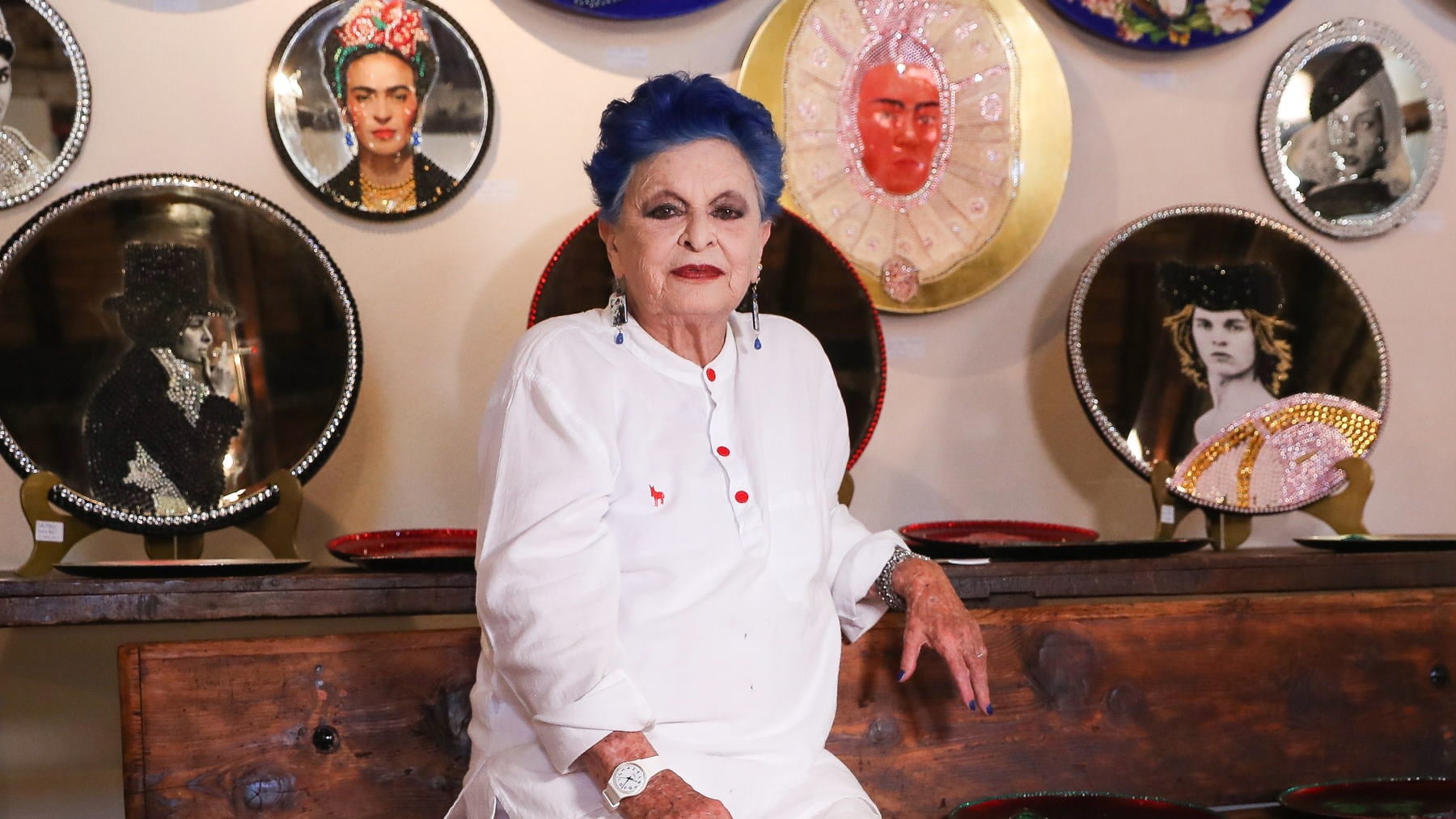 Lucía Bosé posando para la prensa / GTRES