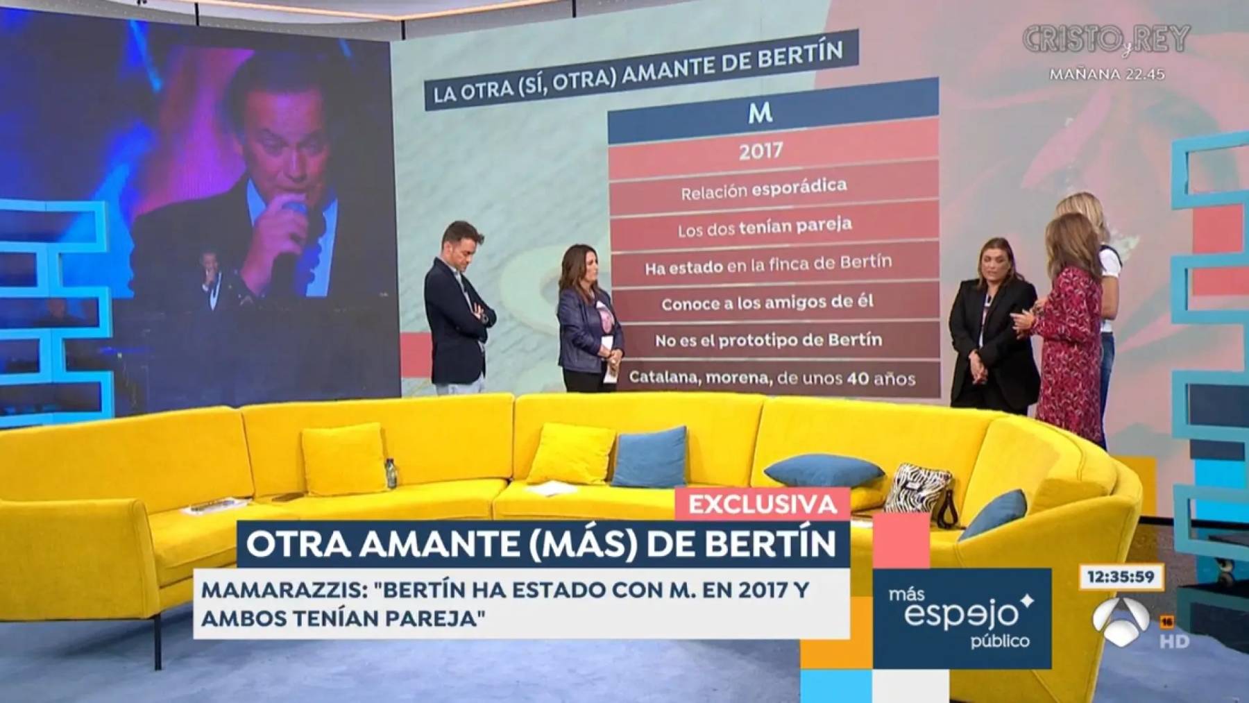 Bertín Osborne amante, Bertín Osborne, novia