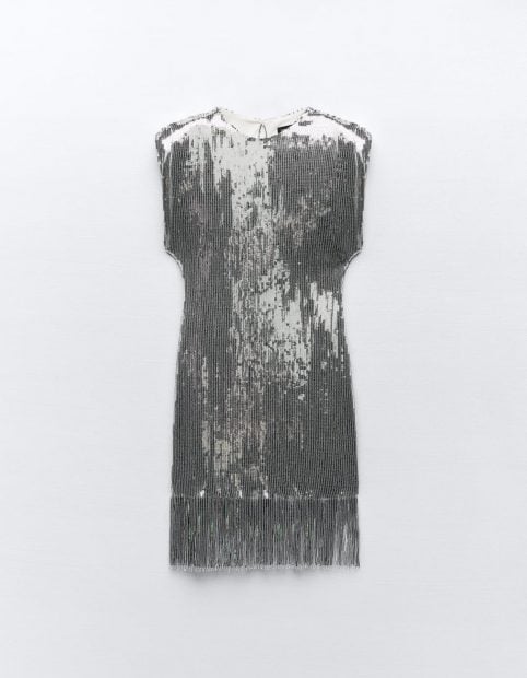 Vestido Zara lentejuelas, Vestido Zara oferta, Vestido Zara barato,