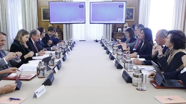 Princesa Leonor Gerona, Letizia reuni&oacute;n Zarzuela