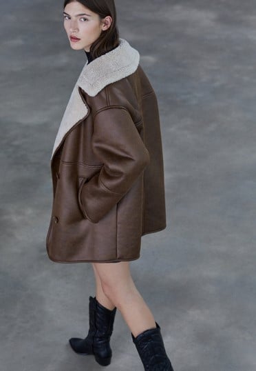 El abrigo de doble faz de Stradivarius que debes tener este invierno