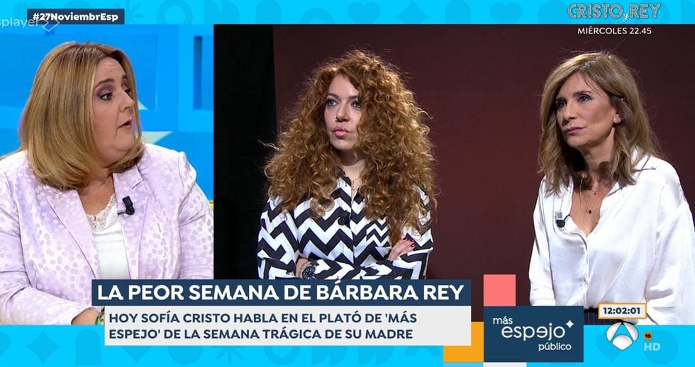 Sofía Cristo reaparición entrevista Ángel Cristo