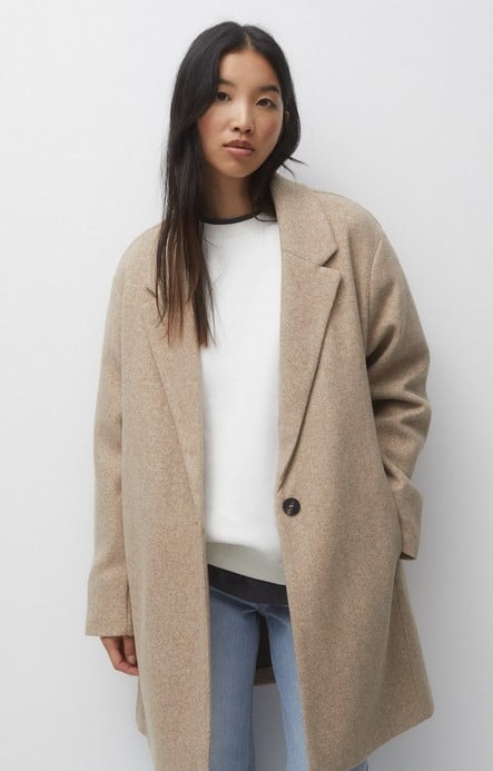 El abrigo de paño de Pull&Bear que es un básico en tu armario para este invierno