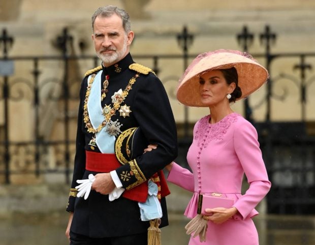 pamela Reina Letizia, coronaci&oacute;n Carlos III, Felipe y Letizia 