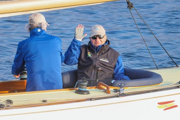 Juan Carlos I, Sanxenxo, rey em&eacute;rito 