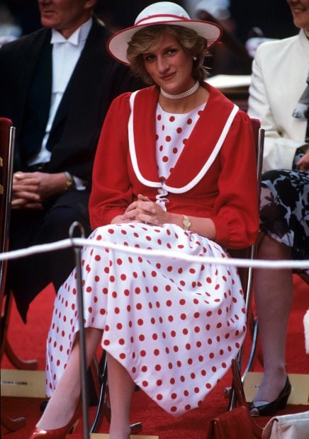 Princesa Diana, vestidos Princesa Diana, Princesa Diana moda, Princesa Diana muerte,