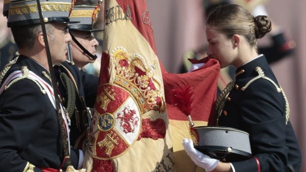 Leonor, jura de la Bandera Leonor