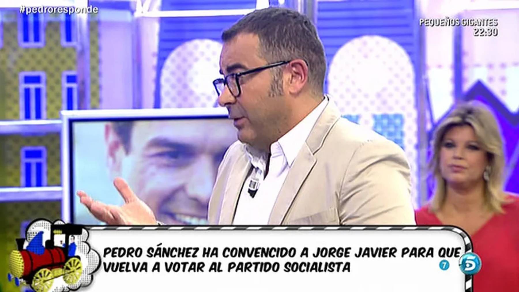 Jorge Javier, Pedro Sánchez, Jorge Javier y Pedro Sánchez