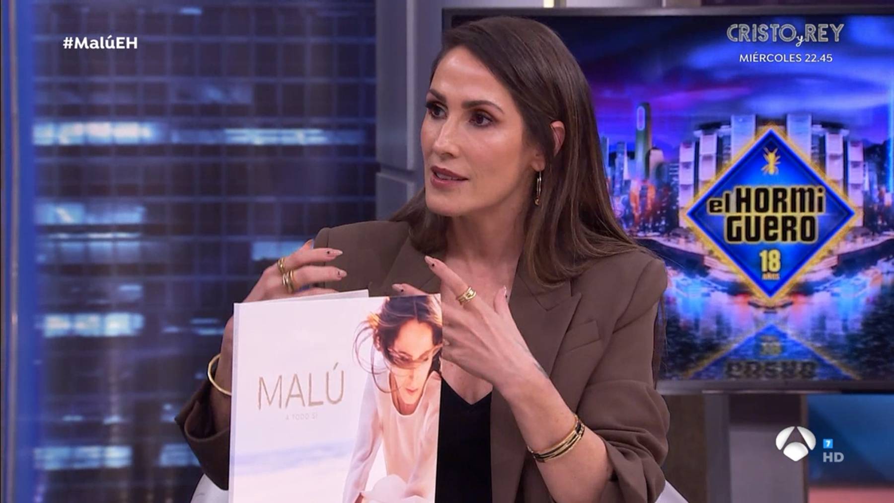 La cantante Malú en 'El Hormiguero' / Antena 3