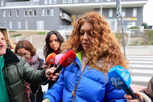 Sofía Cristo atendiendo a los medios de comunicación / Gtres