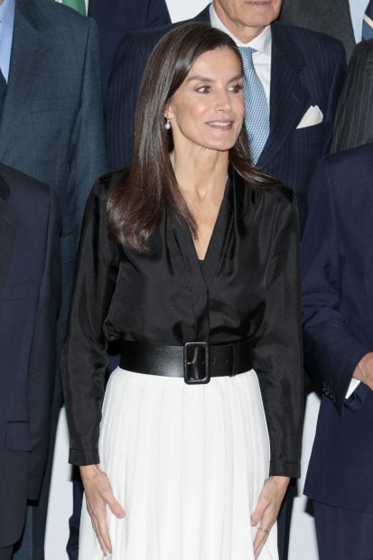 Letizia falda blanca