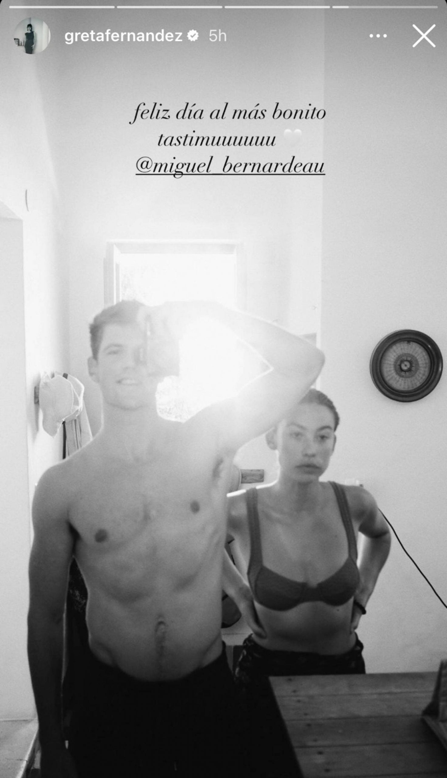 Miguel Bernardeau, Greta Fern&aacute;ndez, Miguel y Greta, Miguel y Aitana