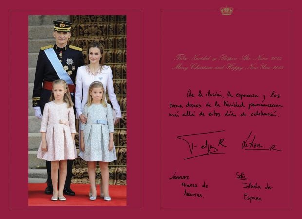 Reyes Felipe y Letizia, Navidad