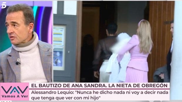Alessandro Lequio, bautizo Ana Sandra