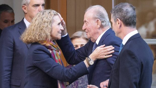 saludo Rey Juan Carlos Infanta Elena, cumplea&ntilde;os infanta Elena, Juan Carlos I