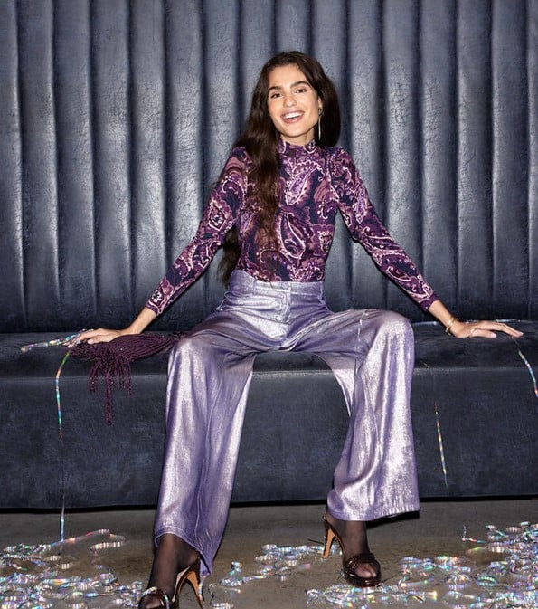 Los pantalones metalizados perfectos para ser la aut&eacute;ntica diva en Nochevieja est&aacute;n en Hoss Intropia