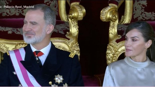 Leonor Pascua Militar, Rey Felipe