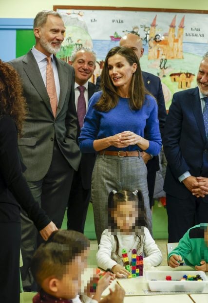 Reyes, Felipe, Letizia, Le&oacute;n, princesa Leonor