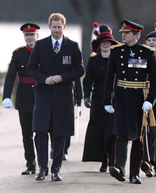Príncipe Enrique, Sandhurst