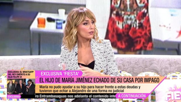 Alejandro Sancho deuda, hijo de Mar&iacute;a Jim&eacute;nez, Mar&iacute;a Jim&eacute;nez herencia, Alejandro Sancho casa