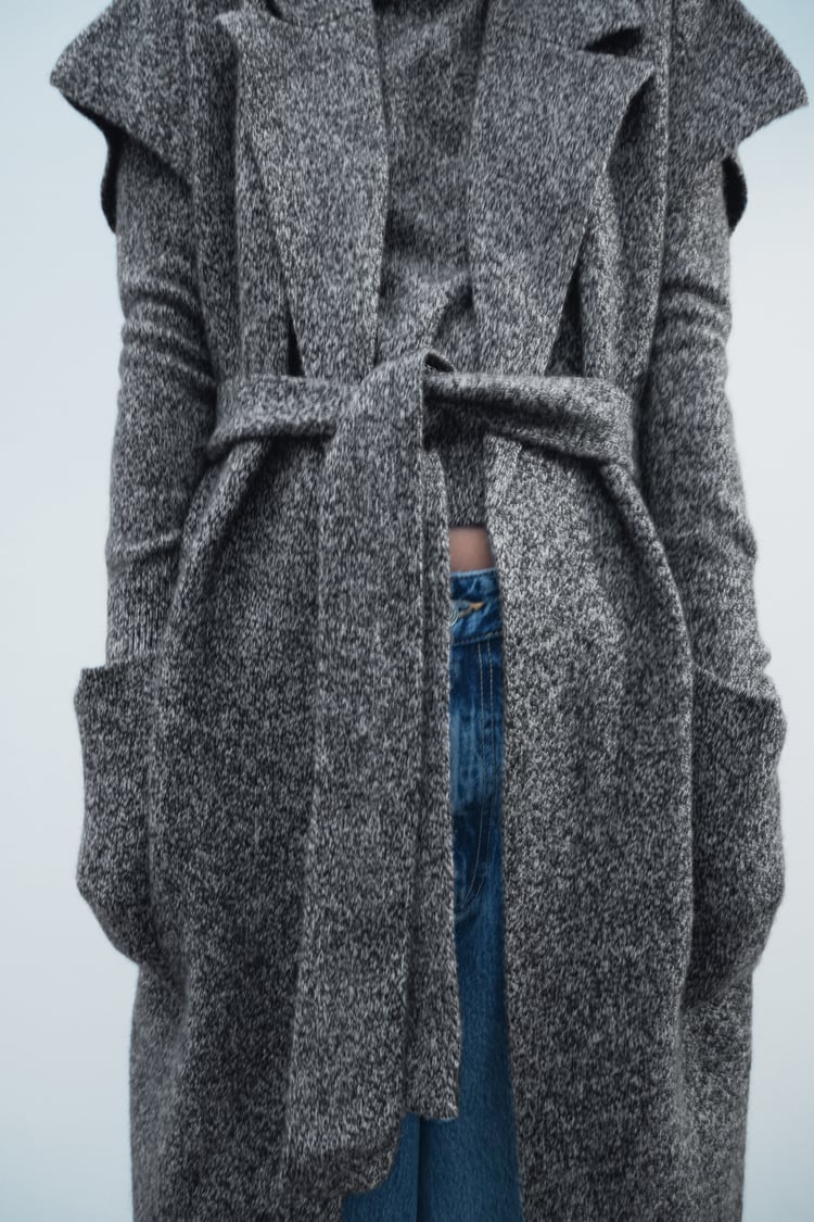 chaleco zara