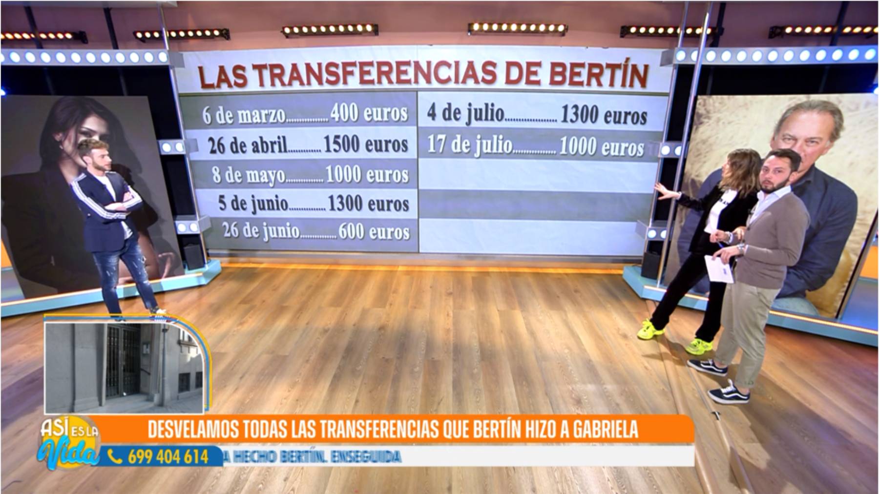 Bert&iacute;n Osborne transferencias, Gabriela Guill&eacute;n Bert&iacute;n, Bert&iacute;n Osborne