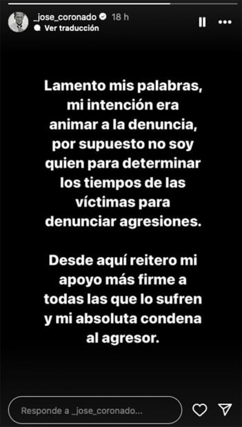 Jos&eacute; Coronado, presuntas agresiones sexuales